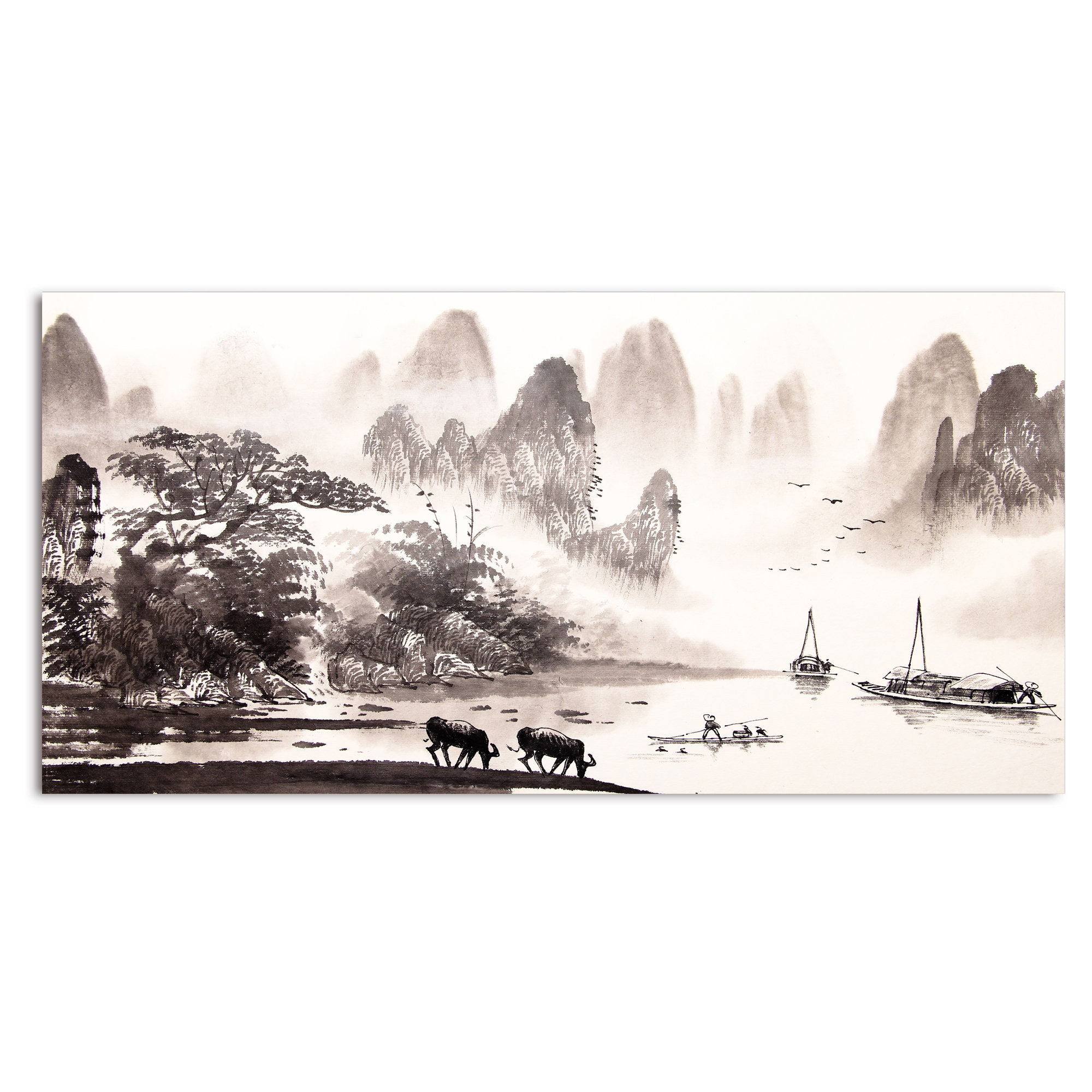 Millwood Pines Chinese Landscape Painting III 