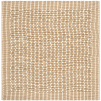 Erroll Pollux Hand Loomed Jute Ivory/Beige Area Rug