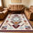 Southwest Tribal Terracotta carpet-easy to clean, machine-washable, soft and comfortable; suitable for door mats, kitchens, living rooms, bedrooms, corridors, and laundry areas. Easy to clean, durable carpet for home decoration.-129204136