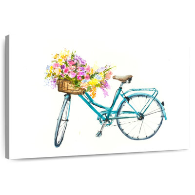 Vélo Mehar avec panier de fleurs
