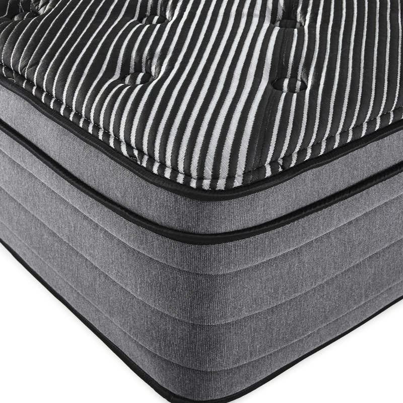 Matelas pour grand lit 15 po avec glacière Pure. Ultra. 2 po contenant du cuivre, du gel, de l'argent et du graphite. Ressorts enveloppés sur le pourtour pour réduire le bruit et isoler les mouvements. Réglable. Fabriqué aux États-Unis