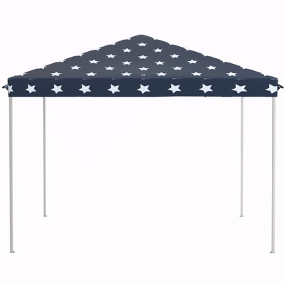 Tente à auvent escamotable avec filet Outsunny