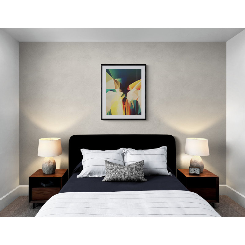 Abstract Composition 978 Print by Angel Estevez, 31.2" H x 25.2" W, Black Framed Paper