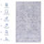 Tapis bleu lavable-691934491