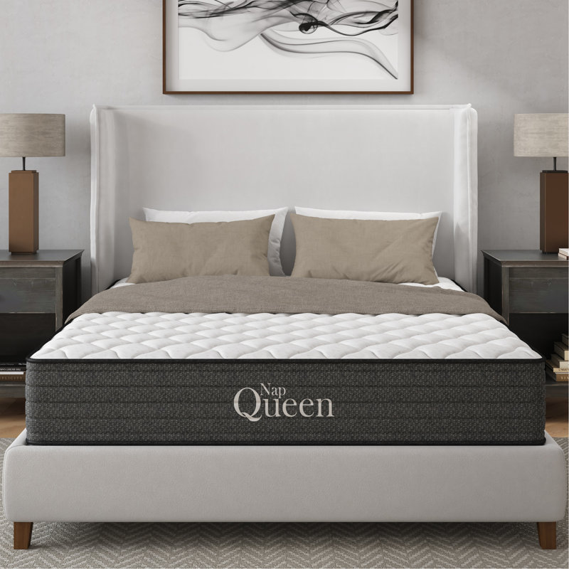 Napqueen Victoria Cooling Gel Hybrid Mattress, Certipur-US Certified, Twin XL, 12"