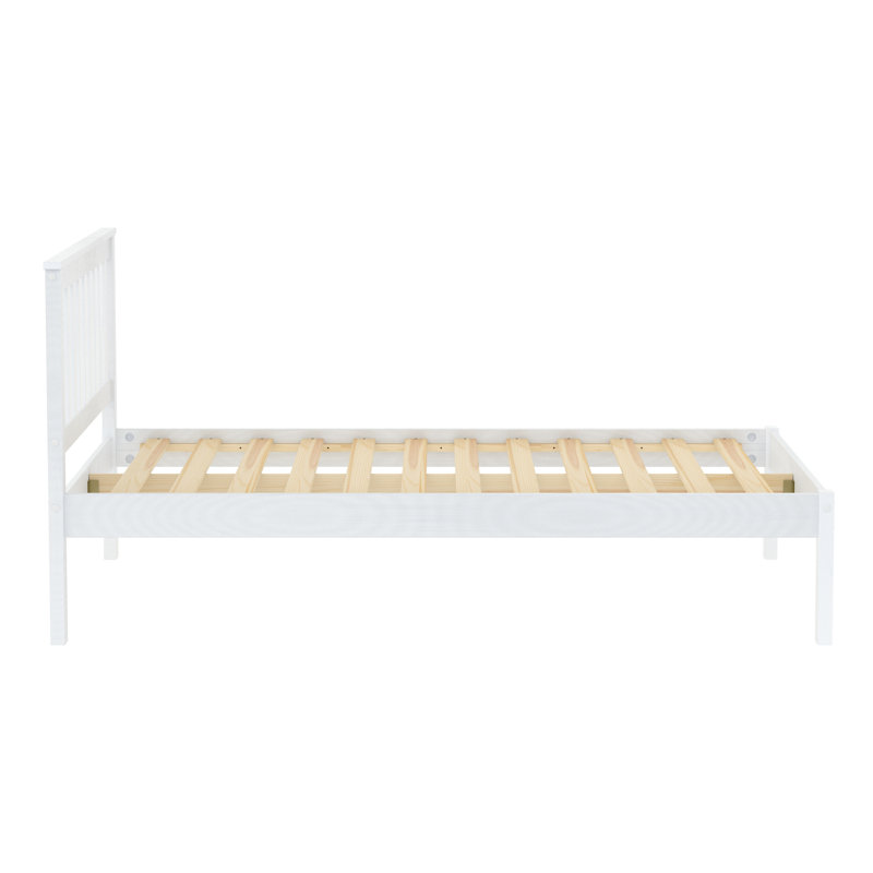 Alam Bed Frame, Double (4'6), White