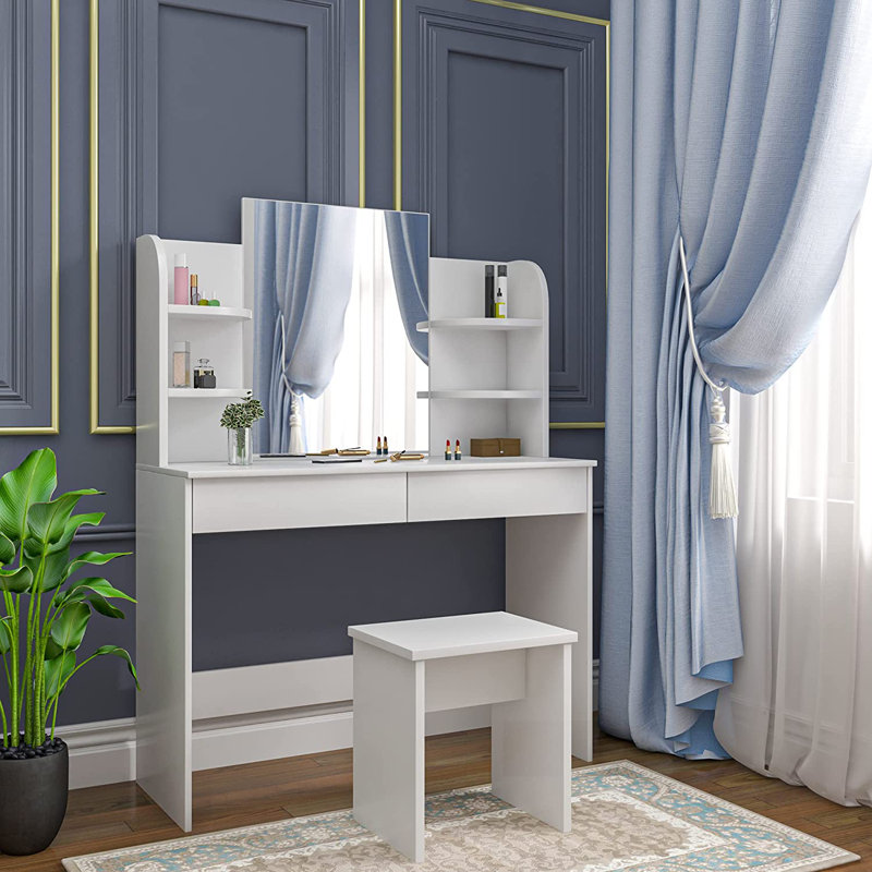 Hartlee Dressing Table with Mirror