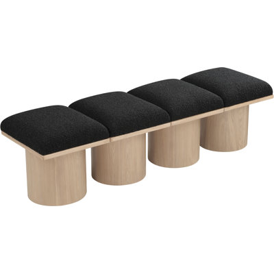 Horatia Boucle Upholstered Bench