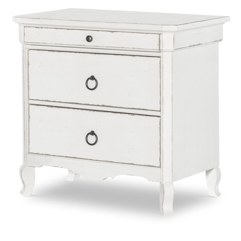Table de chevet victorienne vintage avec alimentation et USB Country Living