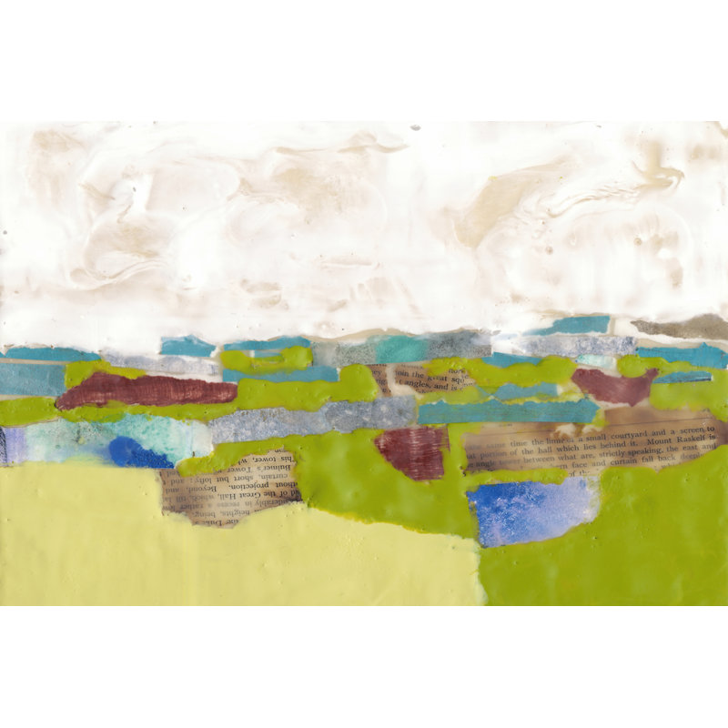 Field Day II by Jennifer Goldberger - Wrapped Canvas Painting, 30cm H x 46cm W