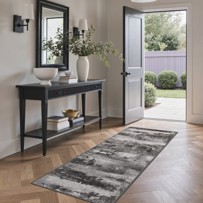 Tapis noir Pavelina