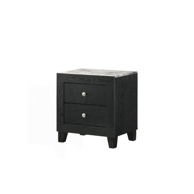 Table de chevet 2 tiroirs 1pc