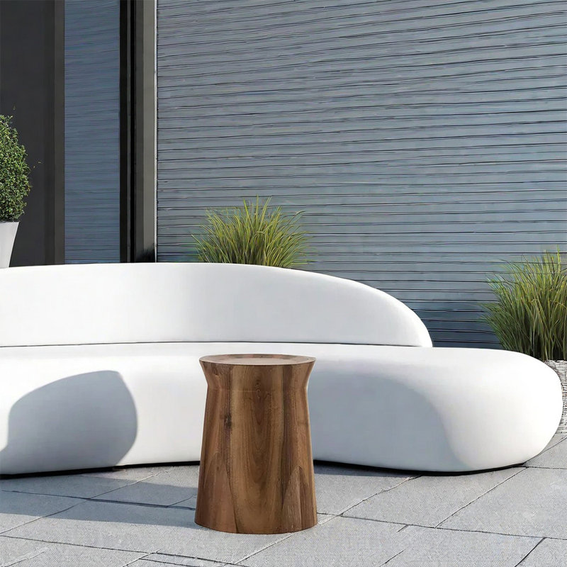 Table d'appoint en bois massif Johnalyn