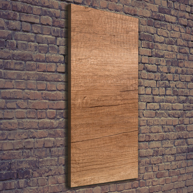 Wooden Background - Wrapped Canvas Print