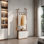 Imported Ash Wood Coat Rack with Storage