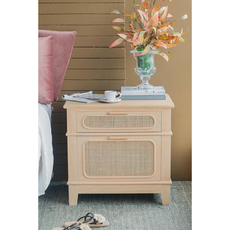 27.5x18x26" Bedside Table