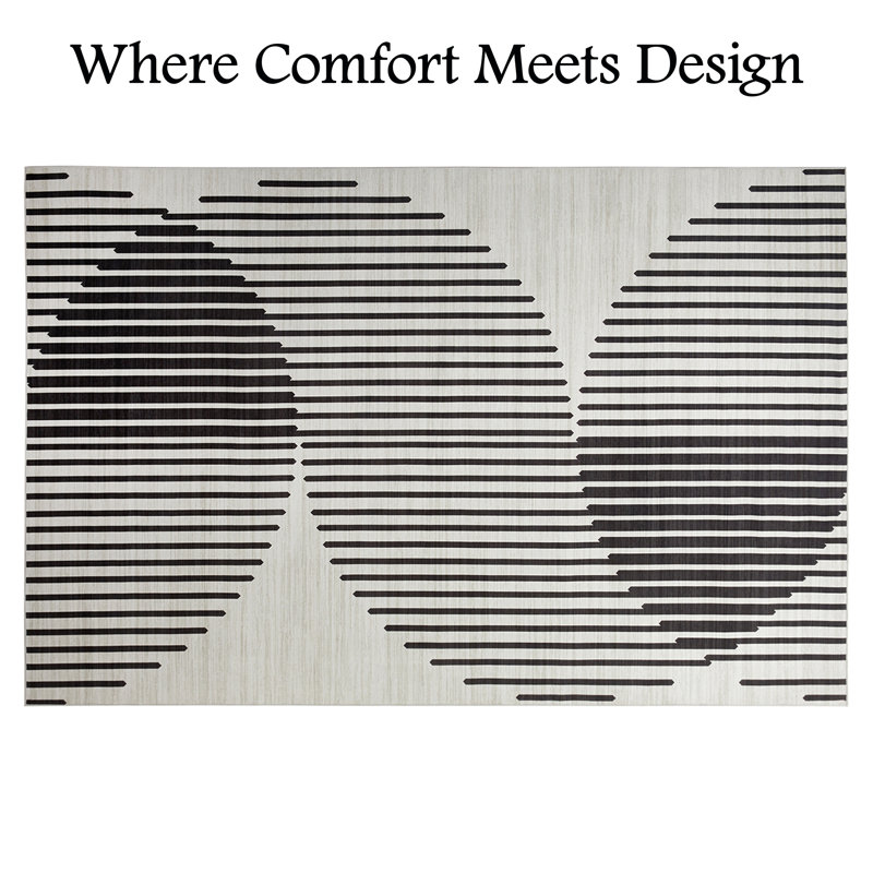 Oriental Machine Tufted Shag Area Rug, Runner 60 x 220 cm