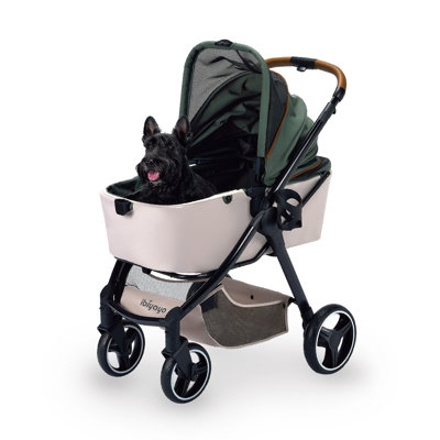 Poussette pour animal Retro Luxe 2.0 - Sauge douce