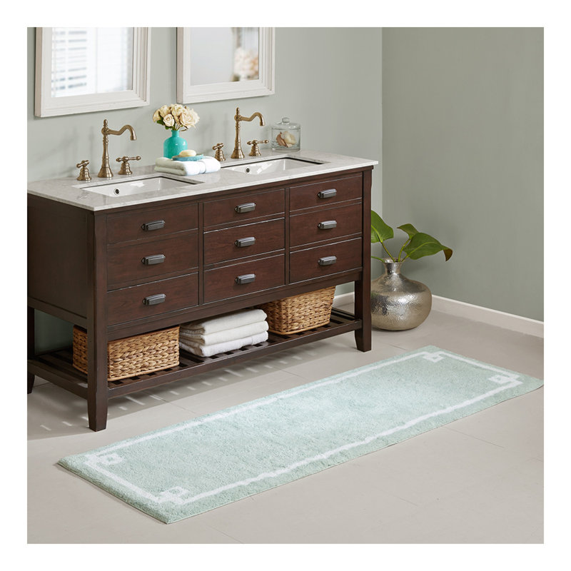 Cotton Tufted Bath Rug, 72" L x 24" W
