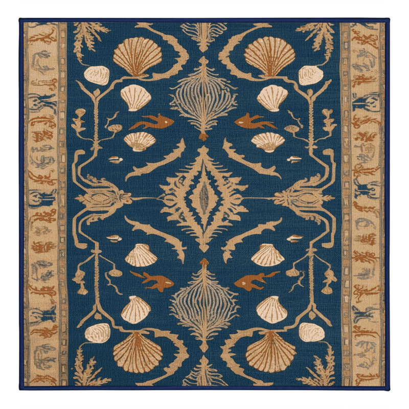 Machine Washable Turkish Gray Area Rug, Square 7'