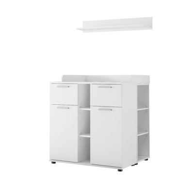 Hammond Changing Table Dresser with Drawers , Changing Pad Included