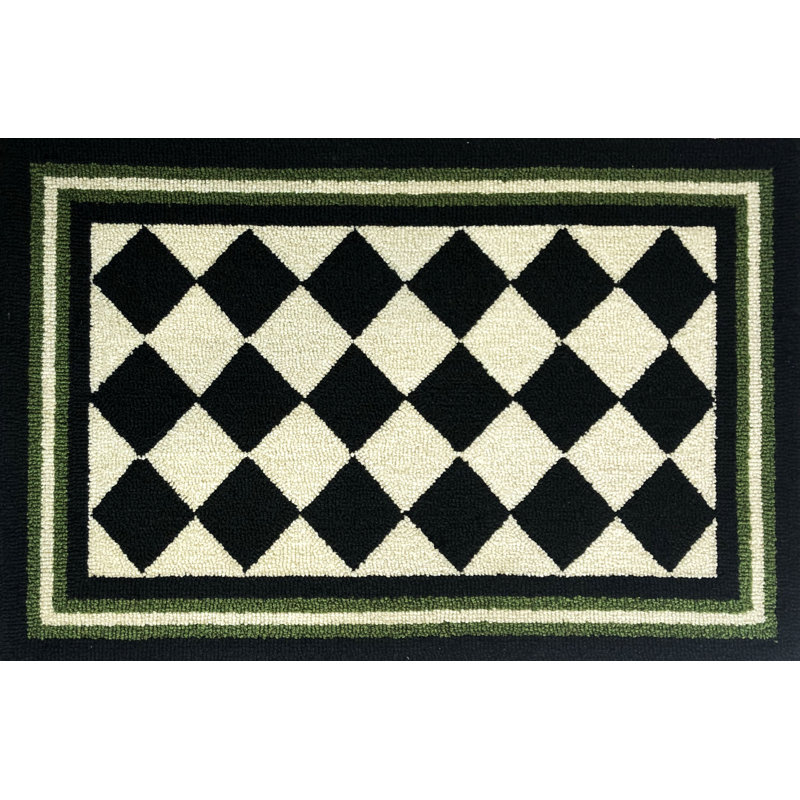 Bordure verte Harlequin_26382, Rectangle 2 pi x 3 pi