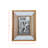 Foreside Home & Garden 4" by 6" White Cross Pattern Picture Frame