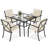 Anisten Stackable Cushioned Outdoor Armchairs