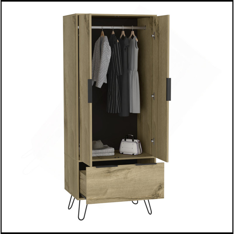 Armoire Skyoner, chambre à coucher, chêne clair
