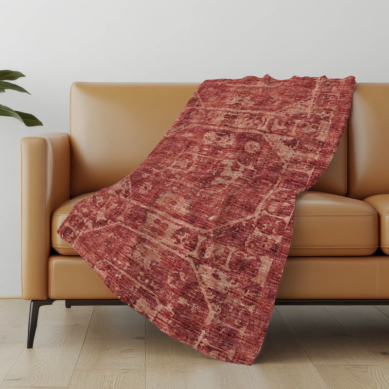 Jeté Addison Sherpa Tribal Medallion, Épice oriental 1