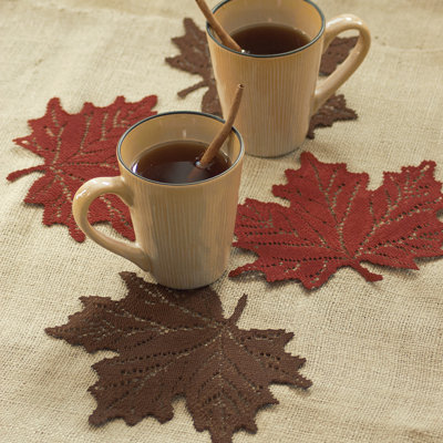 Marksbury Polyester Floral Novelty Doily