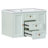 30" Wall Mounted Bathroom Vanity With Sink Combo, Functional Drawer, Solid Wood & MDF Board & Ceramic