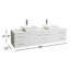 Ensemble de meuble-lavabo double mural 60 po Juarez-26776826