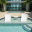 Ensemble de chaise longue 2 vagues Panama avec table de bout Panama Jack