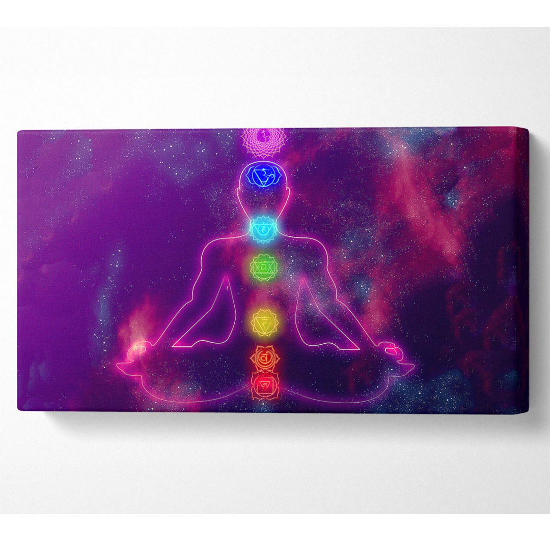 Aviahna Chakra Meditation Colours 3 - Kunstdrucke auf Leinwand