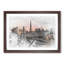 Burj Khalifa Dubai Skyline in Abstract - Picture Frame Graphic Art Print-55681219-55681222