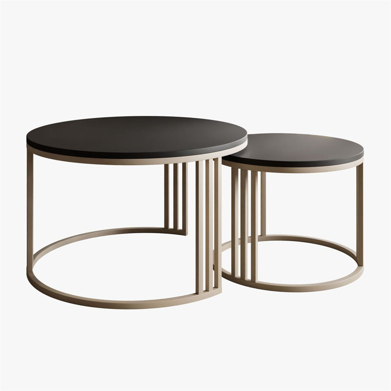 Frame Coffee Table, Black, Wood