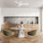 44"  DC Motor Ceiling Fan with Remote Control, without Light-87128632