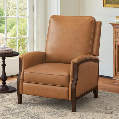 32.3" W Faux Leather Push-Back Recliner