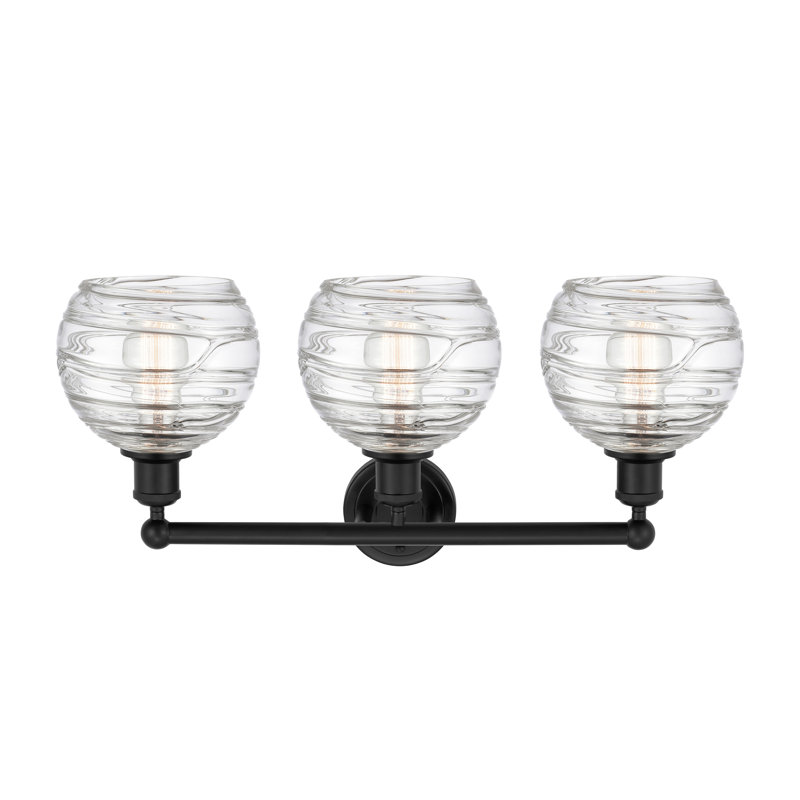 Essex 3 - Light Dimmable Vanity Light, Matte Black, Clear