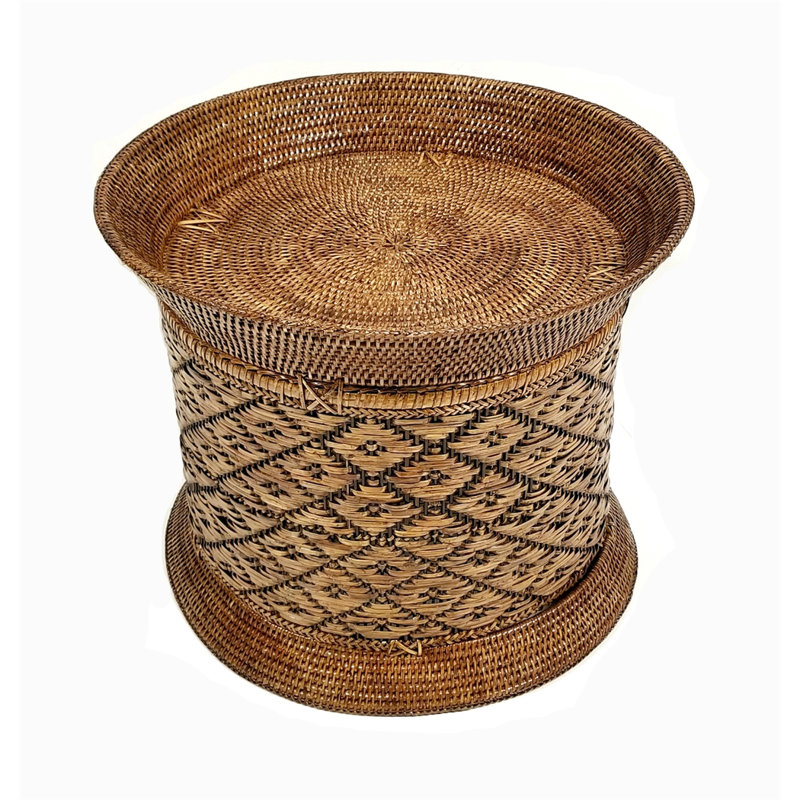 Pagan End Table, Antique Brown