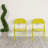 Oliverson Double Braced Metal Folding Chair-2062912999