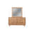 60" W 6-Drawer Solid and Manufactured Wood Double Dresser