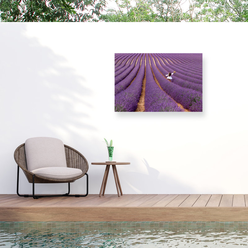 «Massimo Della Latta Violet» sur toile par Massimo Della Latta, H 30 po x l 47 po