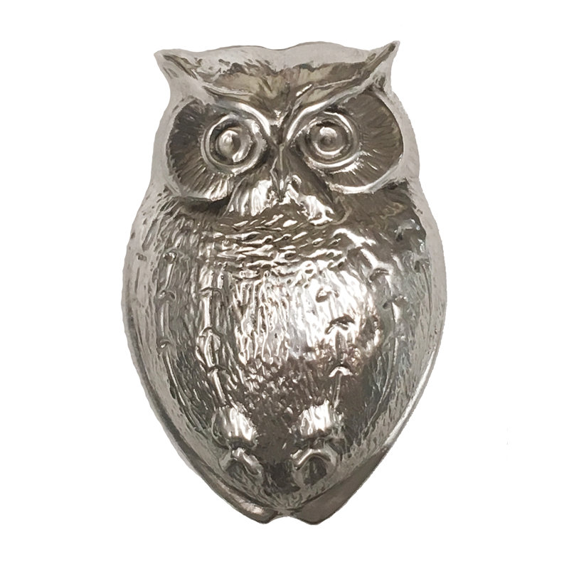 Novelty Knob, Shiny Pewter