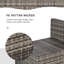 Gennett Wicker Outdoor Armless Lounge Chair-1912260441