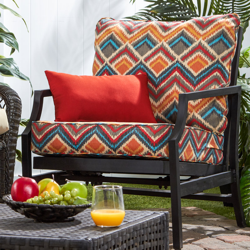 Coussin de siège pour chaise d'extérieur Lester, Surréaliste
