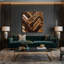 Hawaiian Lauhala, art mural sur toile brun-439928447