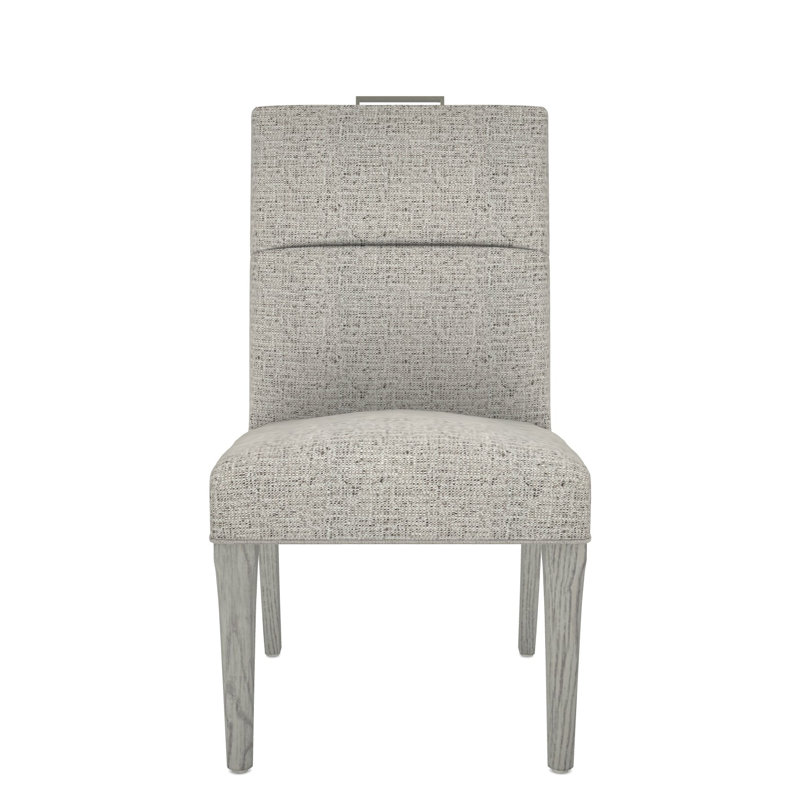 Brattle Road By Thom Filicia 20'' H Upholstered Side Chair, Dove Gray, Tuck Graphite