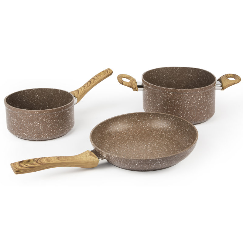 3 - Piece Non-Stick Aluminum Cookware Set